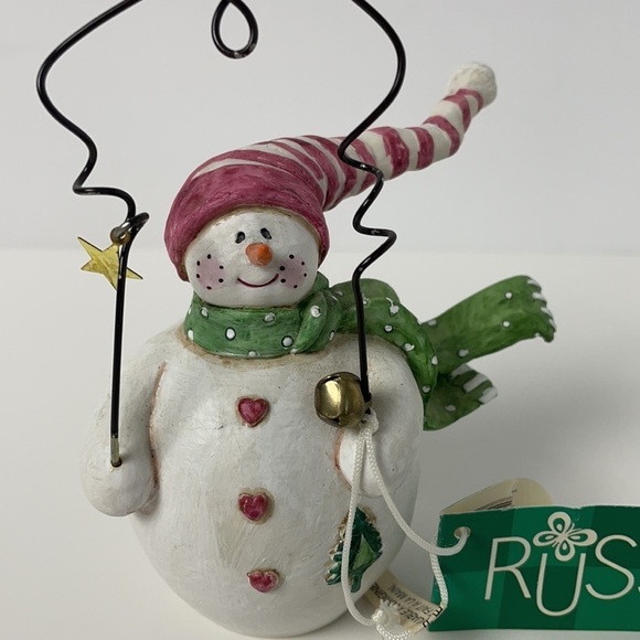 Christmas Sampler Snowman by Russ Tags Attached - Picture 2 of 12